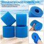 MULEVIP Éponge Filtrante Type S1,Lot de 8 Filtre Spa S1 Mousse,Cartouche Filtrante Réutilisable,Mousse a Filtre pour Piscine,Pis