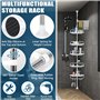 Étagère de Douche Réglable en Hauteur 100-310 cm