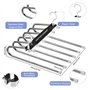 2 pièce antidérapant Pliable Cintre pour Pantalons