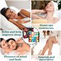 MOYKSRR Bombes de Bain, Lot de 16 Coffret Cadeau Boules de Bain, Bombes de Bain Moussantes Biologiques et Naturelles, Coffret Ca