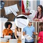 ZPQAODI Enveloppe Plastique Expedition,100Pcs-4 Tailles Différentes,Emballage Colis Vetement Conditionnements,Pochette Envoie Co