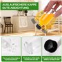 MWZEAUL 24PCS Mini Bouteille Verre Réutilisables, 60ml Bouteille Shot Petit Pot Verre avec Couvercle Entonnoir Étiquette Brosse,