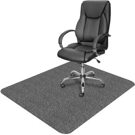 EUZLABBY 105×120cm Tapis Chaise de Bureau