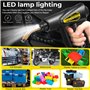 ZZXLOPEZ 200W Soudage Plastique Machine, Kit Reparation Souder Plastique avec 1000Pcs 6 Types Agrafes, Soudeuse Plastique Machin