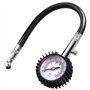 CZC AUTO Manomètre de pression de pneu avec tuyau d'air flexible 100 PSI très résistant et précis certifié ANSI pour voiture