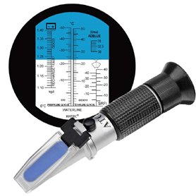 HHTEC 4-In-1 réfractomètre antigel éthylène glycol