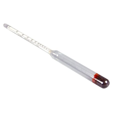 HHTEC Alcoomètre 0-100 Vol% Hydromètre (sans thermomètre) Compteur d'alcool Testeur d'alcool Densimètre
