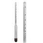 HHTEC Alcoomètre 0-100 Vol% Hydromètre (sans thermomètre) Compteur d'alcool Testeur d'alcool Densimètre, adapté à tous les spiri