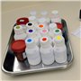 Kuuqa 36 Feuilles 8mm Couleur Codage Étiquettes Petit Point Ronde Autocollants Sticky Marquage Étiquettes (3168 Points)