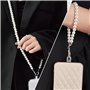 LURNODY 2 Pièces Dragonne Perlée Collier pour Telephone Portable Bracelet Telephone, Petits Pendentifs pour Décorer Téléphones P
