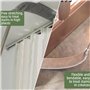 TIDEVAN Plumeau Plat Extensible Plumeau Télescopique Nettoyeur de Poussière Rétractable Long Flexible en Microfibre 250 cm avec 