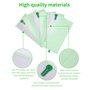 Zaxiva Lot de 6 Chiffons de Rechange pour Vorwerk Kobold MF600 SP600 SPB100 SP7 SP600S en Microfibre,serpillère Tête de serpillè