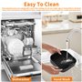 Cexovo Accessoire Air Fryer Ninja 17 Pièces Moule Silicone Air Fryer Air Fryer Accessoires sans BPA pour Philips Airfryer XL 6,2