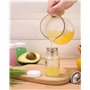 Hixava 12 Pièces 60ML Petites Bouteilles Petite Bouteille en Verre Vide Bouteilles Miniatures Bouteilles de Jus en Plastique ave