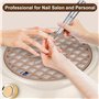 Yulado Aspirateur à ongles 100 W 5000 tr/min blanc professionnel pour la maison et l'extraction de la poussière, salon de manucu