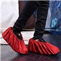 FOCCTS 5 Paires Surchaussures lavables Couvre-Chaussure Anti Glisse Réutilisables Antidérapant Chausson avec Flanelle pour Maiso