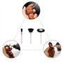NIUPIKA Lot de 30 brosses de polissage en poils métalliques doux en nylon avec tige de 2,35 mm pour perceuse rotative