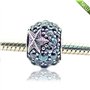Charm océanique avec étoiles de mer pour bracelets Pandora en argent sterling avec oxyde de zirconium