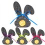 BOFUNX 12pcs Sac Chocolat Pâque Panier Boîte de Chocolat Pâque en Forme de Lapin Acccesoire pour Decoration de Table Cadeaux de