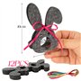 BOFUNX 12pcs Sac Chocolat Pâque Panier Boîte de Chocolat Pâque en Forme de Lapin Acccesoire pour Decoration de Table Cadeaux de 