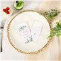 100pcs Pochettes Mouchoirs pour Larmes de Joie Mariage Sachet de Larmes de Joie Enveloppes pour Mouchoirs Faveur de Mariage Pour