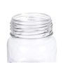Pastein Pyrex Lot de 6 bouteilles rondes en verre graduées à large ouverture 250 ml avec bouchon à vis GL80 en polypropylène ora