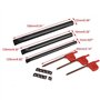 SCLCR Porte-Outils CNC pour alésage de Trou intérieur, Porte-Outils de Tournage Interne + 110 pièces Ccmt0602 Insert + 3 clés à 