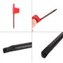 SCLCR Porte-Outils CNC pour alésage de Trou intérieur, Porte-Outils de Tournage Interne + 110 pièces Ccmt0602 Insert + 3 clés à 