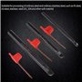 SCLCR Porte-Outils CNC pour alésage de Trou intérieur, Porte-Outils de Tournage Interne + 110 pièces Ccmt0602 Insert + 3 clés à 
