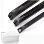 SCLCR Porte-Outils CNC pour alésage de Trou intérieur, Porte-Outils de Tournage Interne + 110 pièces Ccmt0602 Insert + 3 clés à 