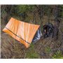 MEKKAPRO - Tente de Survie en Mylar Thermique pour 2 Personnes (240x150x150 cm) - Abri d'urgence Réutilisable pour Camping Couch