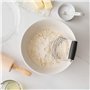 Chef Pomodoro | Mélangeur à Pate Multi-usages 5 Lames en Acier Inoxydable - Pétrisseur Manuel de Cuisine, Pâtisserie - Coupe Pât