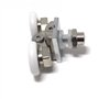 Smooth Rouleaux de Porte de Douche de douche double roues de porte 23 mm 4 pièces