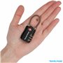 Cadenas de Voyage à Combinaison certifié TSA pour valises et Sacs à Dos - Paquet de 8 Cadenas TSA - 4 Noir et 4 Orange