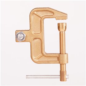 ROJOO Pince de terre de soudage au sol classique en laiton 500A en forme de G pour machine de soudage ARC TIG MIG