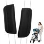 ASIRYVA Lot de 2 housses de sangle de siège de voiture pour poussette de bébé | Coussinets universels pour ceinture de sécurité