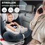 ASIRYVA Lot de 2 housses de sangle de siège de voiture pour poussette de bébé | Coussinets universels pour ceinture de sécurité 
