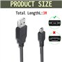 USB A vers USB B extra long 3 m