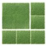 ART TO REAL ATR Carreaux de Gazon Artificiel, Carreaux de Gazon synthétique Auto-drainant, Tapis de Gazon synthétique perméable,