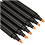 Leinuosen 20 Pièces Stylos Détecteurs de Faux Billets de Marqueurs Stylo Marqueur de Monnaie pour Détection de Faux Billets, Noi