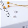 VIKI LYNN Boucles d’oreilles argent fin 925 de Point-Virgule boucles d’oreilles clous femme idée cadeau femme fille