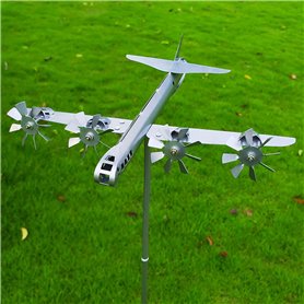Girouette Avion Exterieur | Girouette De Toit | Girouette De Jardin Exterieur | Girouette Avion en Métal pour Décoration De Toit