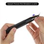 SHANQIAN Outils D'ébavurage avec Poignée Aluminium, 140mm Stylo Ebavureur avec 15 Lames Ebavureur de Rechange, Ebavureur pour l'