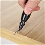 SHANQIAN Outils D'ébavurage avec Poignée Aluminium, 140mm Stylo Ebavureur avec 15 Lames Ebavureur de Rechange, Ebavureur pour l'