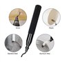 SHANQIAN Outils D'ébavurage avec Poignée Aluminium, 140mm Stylo Ebavureur avec 15 Lames Ebavureur de Rechange, Ebavureur pour l'