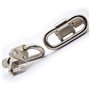 Trirock 2-Pack Silver 2,5 cm Rapide Amovible Heavy Duty Sling pivotant pour Fusil Sling Quick Release Pistolet émerillons