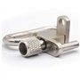 Trirock 2-Pack Silver 2,5 cm Rapide Amovible Heavy Duty Sling pivotant pour Fusil Sling Quick Release Pistolet émerillons
