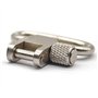 Trirock 2-Pack Silver 2,5 cm Rapide Amovible Heavy Duty Sling pivotant pour Fusil Sling Quick Release Pistolet émerillons