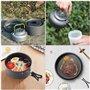 Casseroles de Camping Pliables