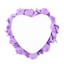 Yosoo Boîte d'anneau 15x13cm en Forme de Rose Romantique Blanc Aider à marier écrin élégant avec la Lunaire Accessoire de Bijoux